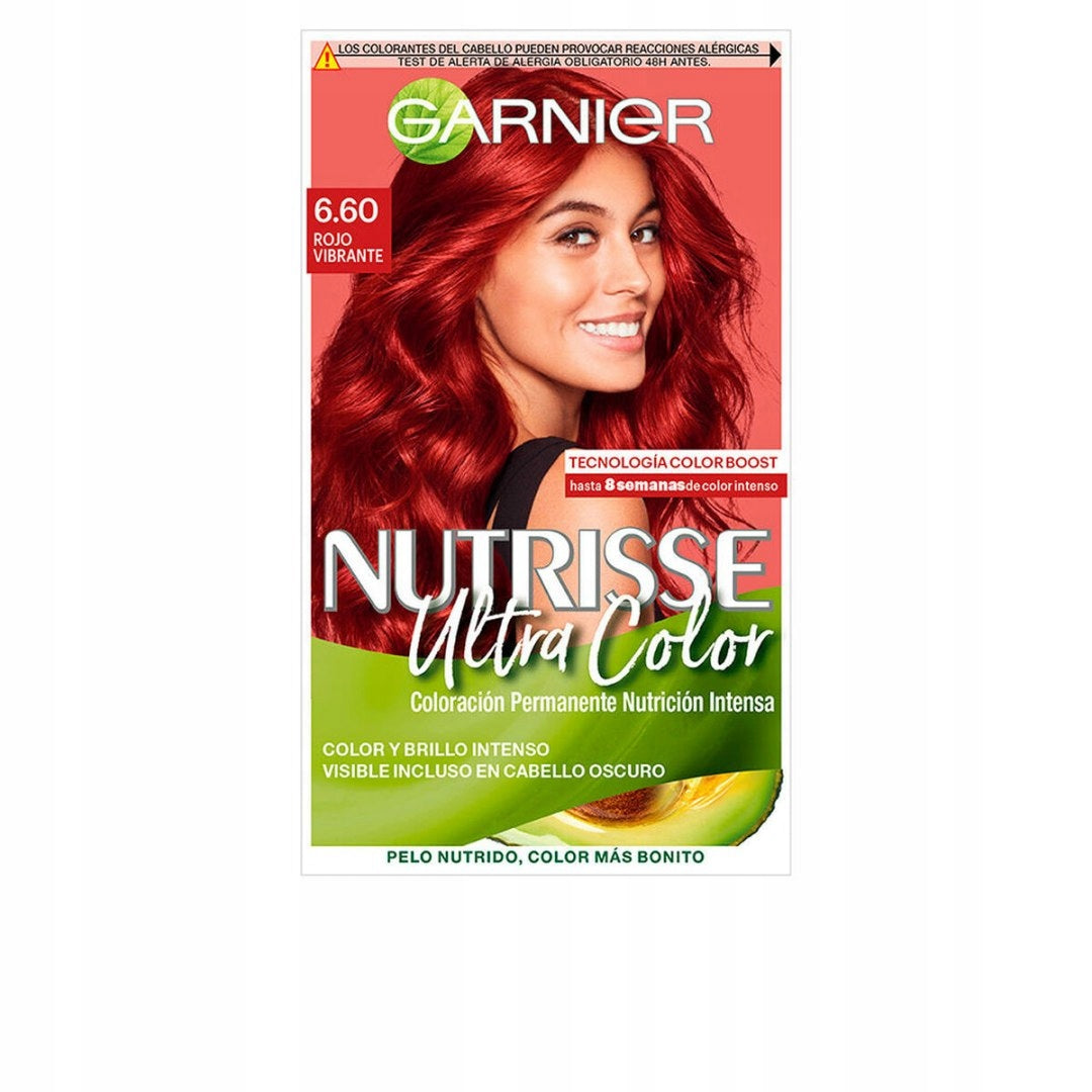 Haarfärbemittel Garnier Tinte Pelo Nutrisse 6,60 Rojo Intenso 