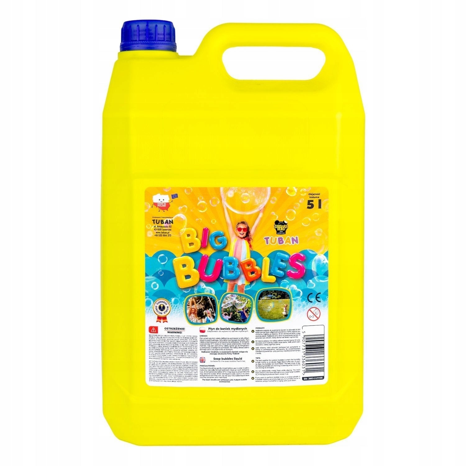 Tuban liquid for large soap bubbles 5L Best liquid for Bubbles