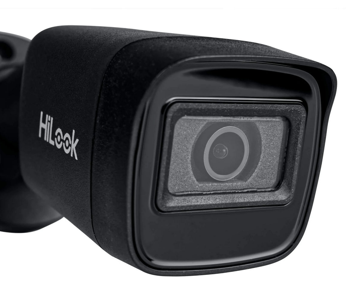 Tube IP Camera 3x IPCAM-B4-P Black 2K+ 4MPx HiLook Outdoor Monitoring Brand Hikvision