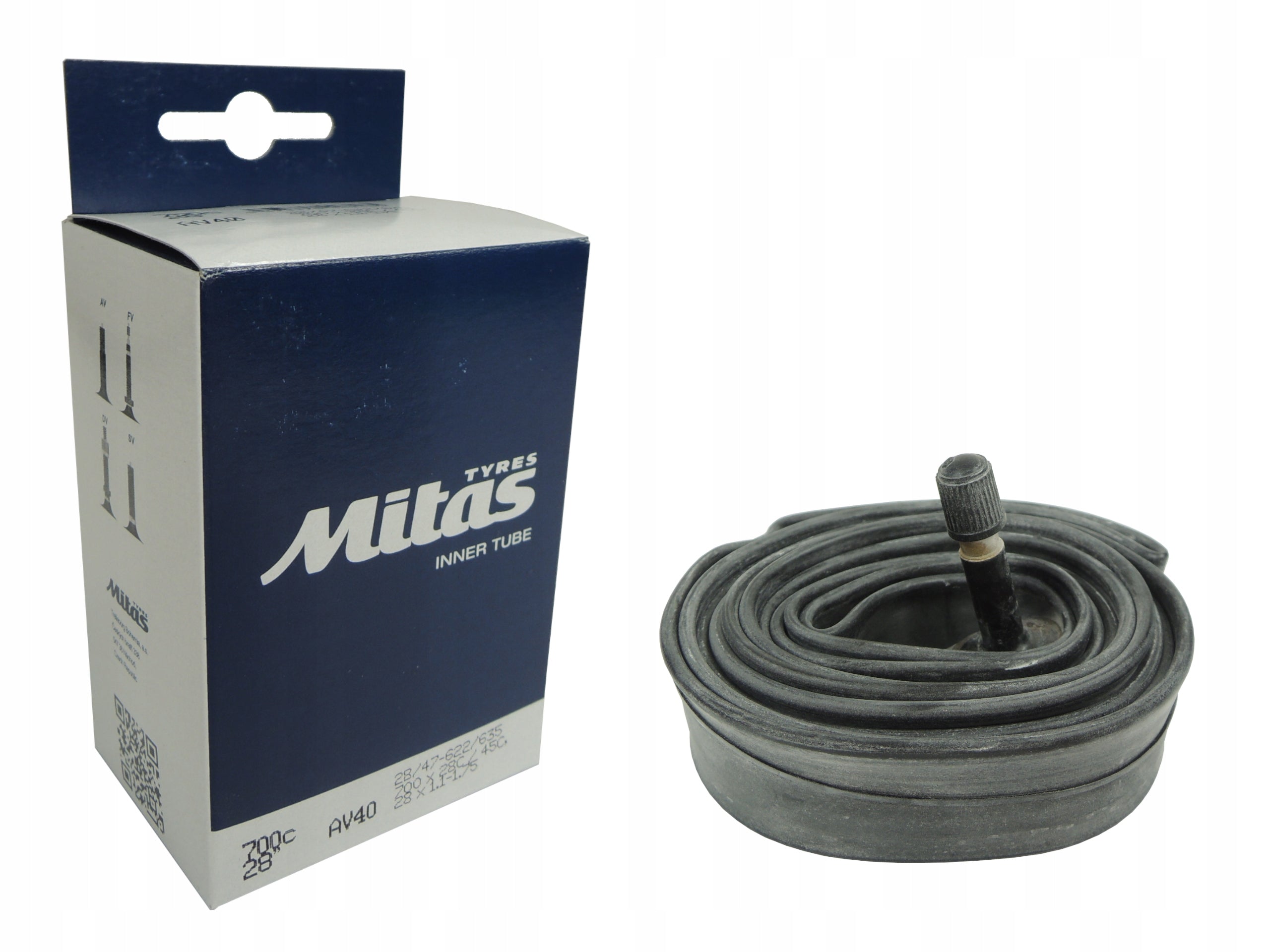 Tube Rubena AV auto 48mm 28x1,1-1,75 28/47-622/635 Brand Rubena Mitas