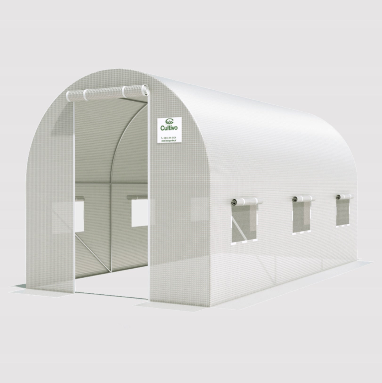 Gewölbtes Gewächshaus 2 x 4 (8m2) 
