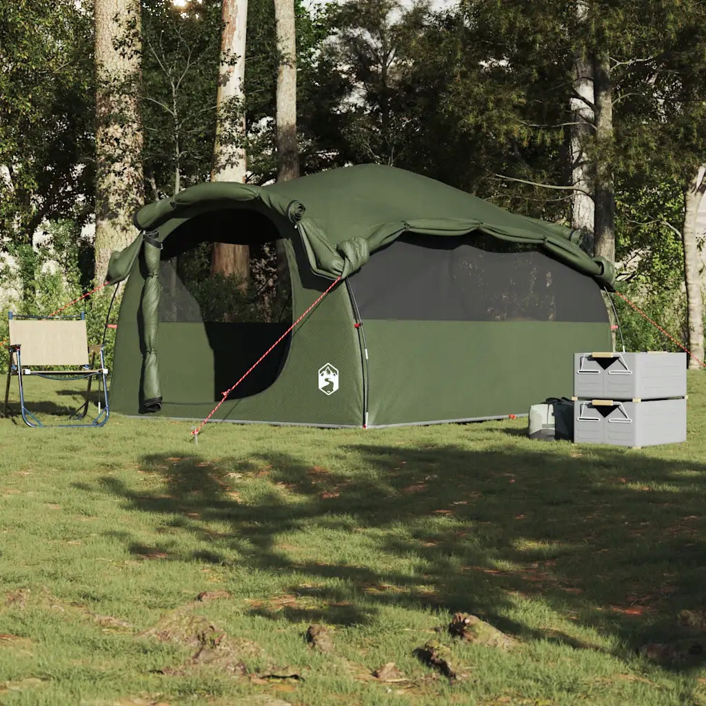 Tunnel Family Tent, 6-Person, Olive, Waterproof Brand VidaXL