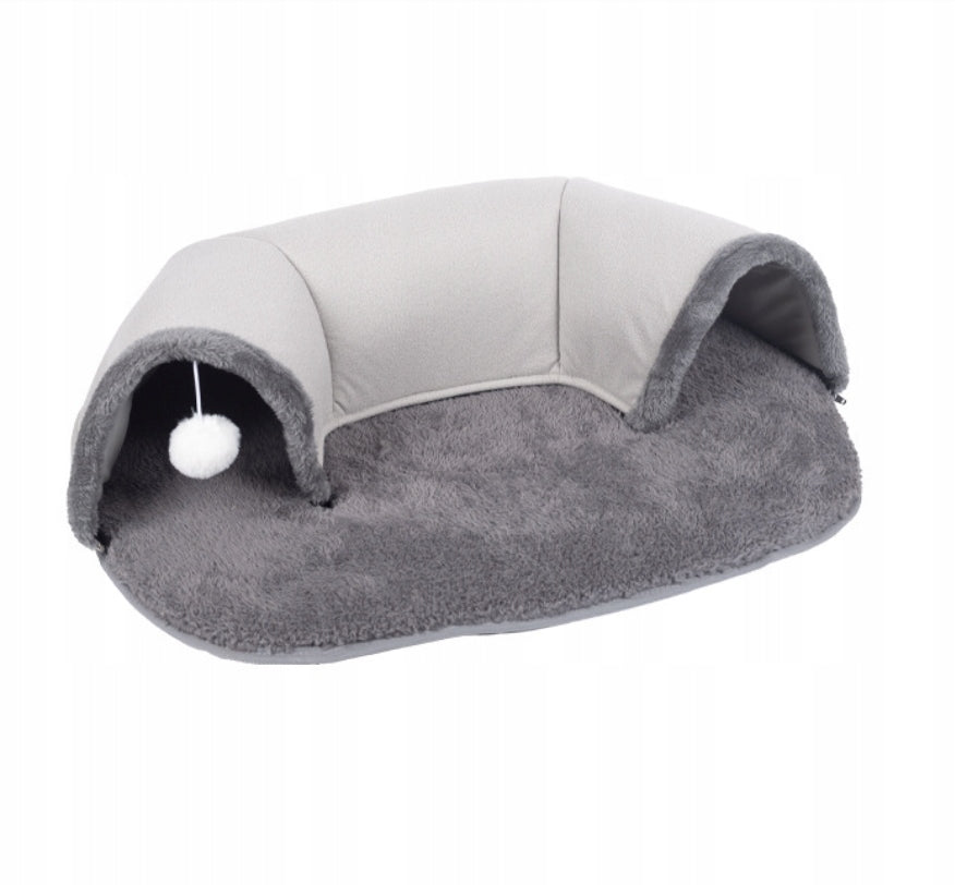 Tunnel bed play mat rustling with rabbit cat pendant EAN (GTIN) 5905440907436