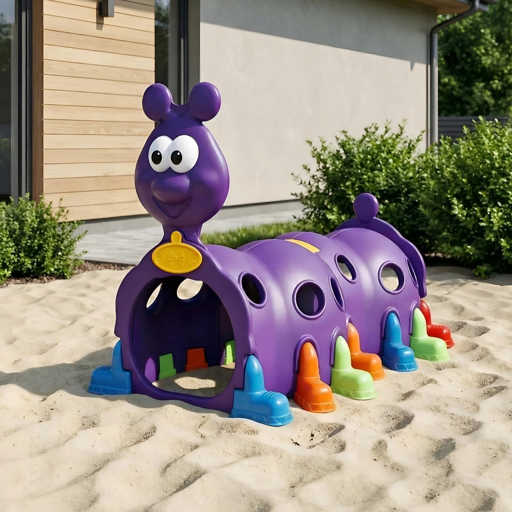Tunnel for a child Worm Toys for the square toys Dominant material synthetic material