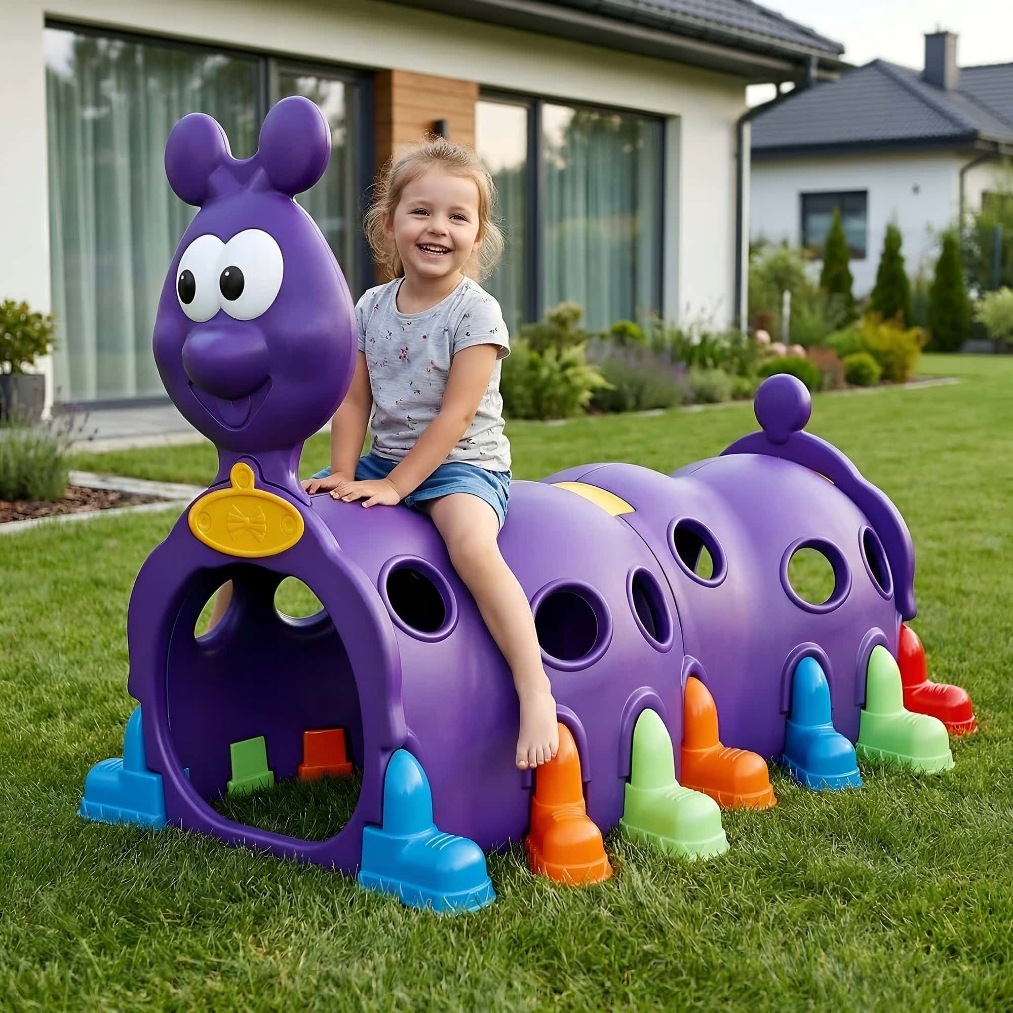 Tunnel for a child Worm Toys for the square toys Kid's age 3＋ years