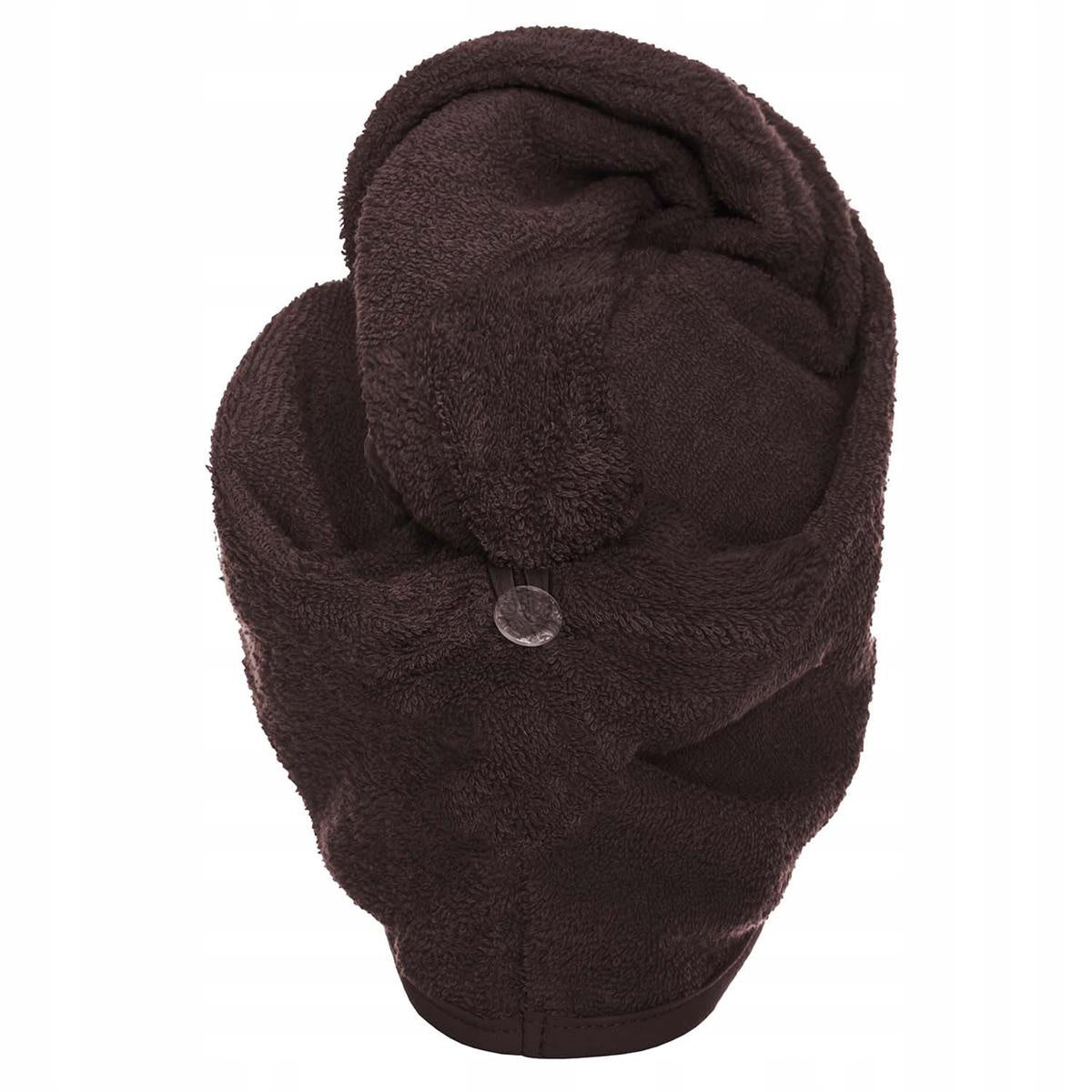 Haartuch-Turban, braun 