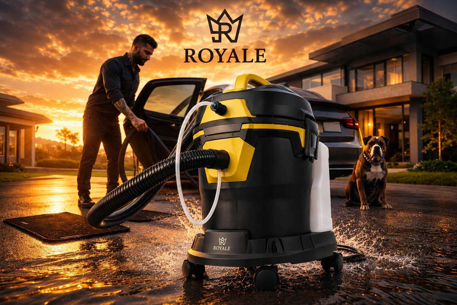 Turbo Pressure Washing Vacuum Cleaner Royale 5000 for Carpet Upholstery Dry m Manufacturer code Royale Clean Master 5000