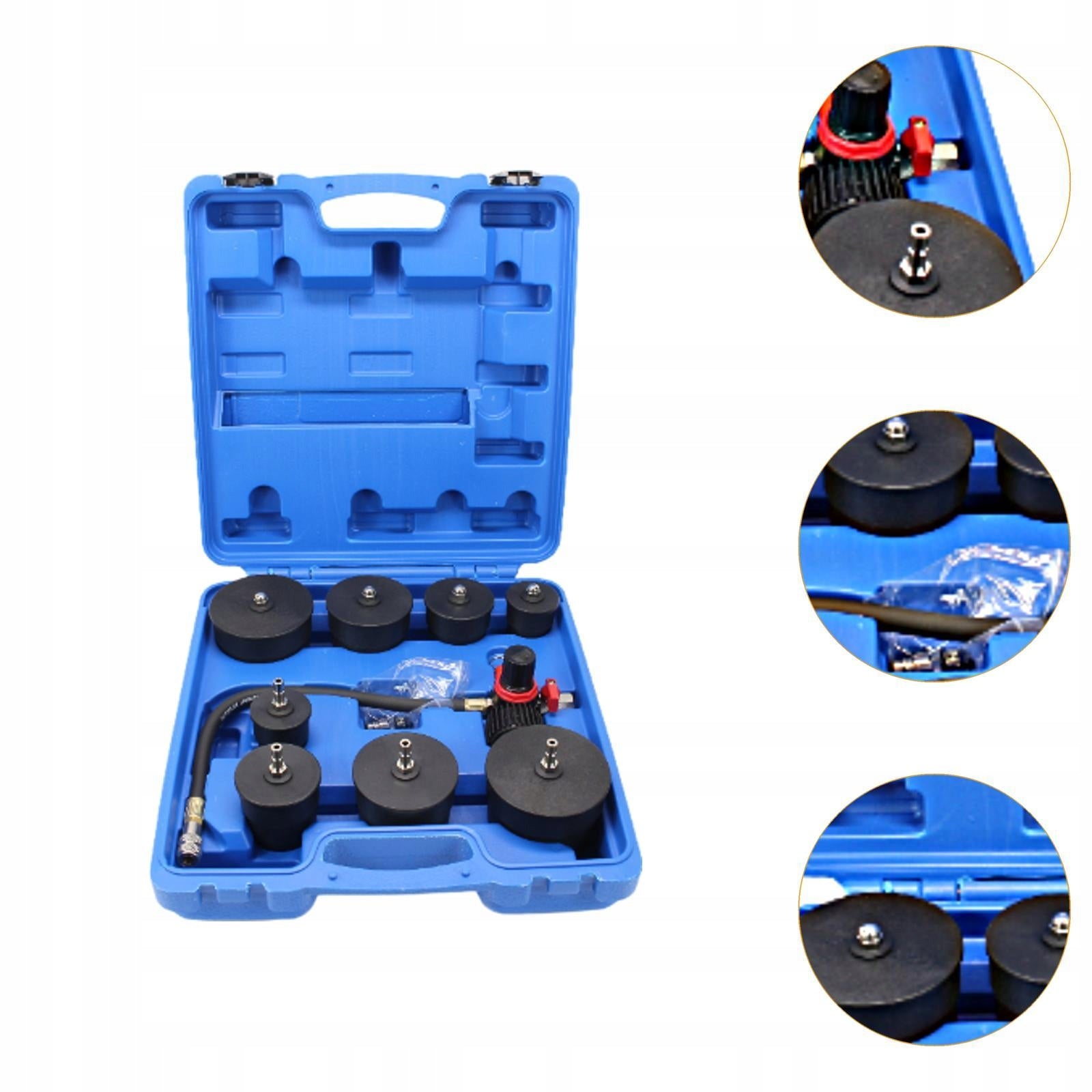 Turbo System Leakage Tester Kit Turbocharger Air Pressure Gauge Detector Packaging status original