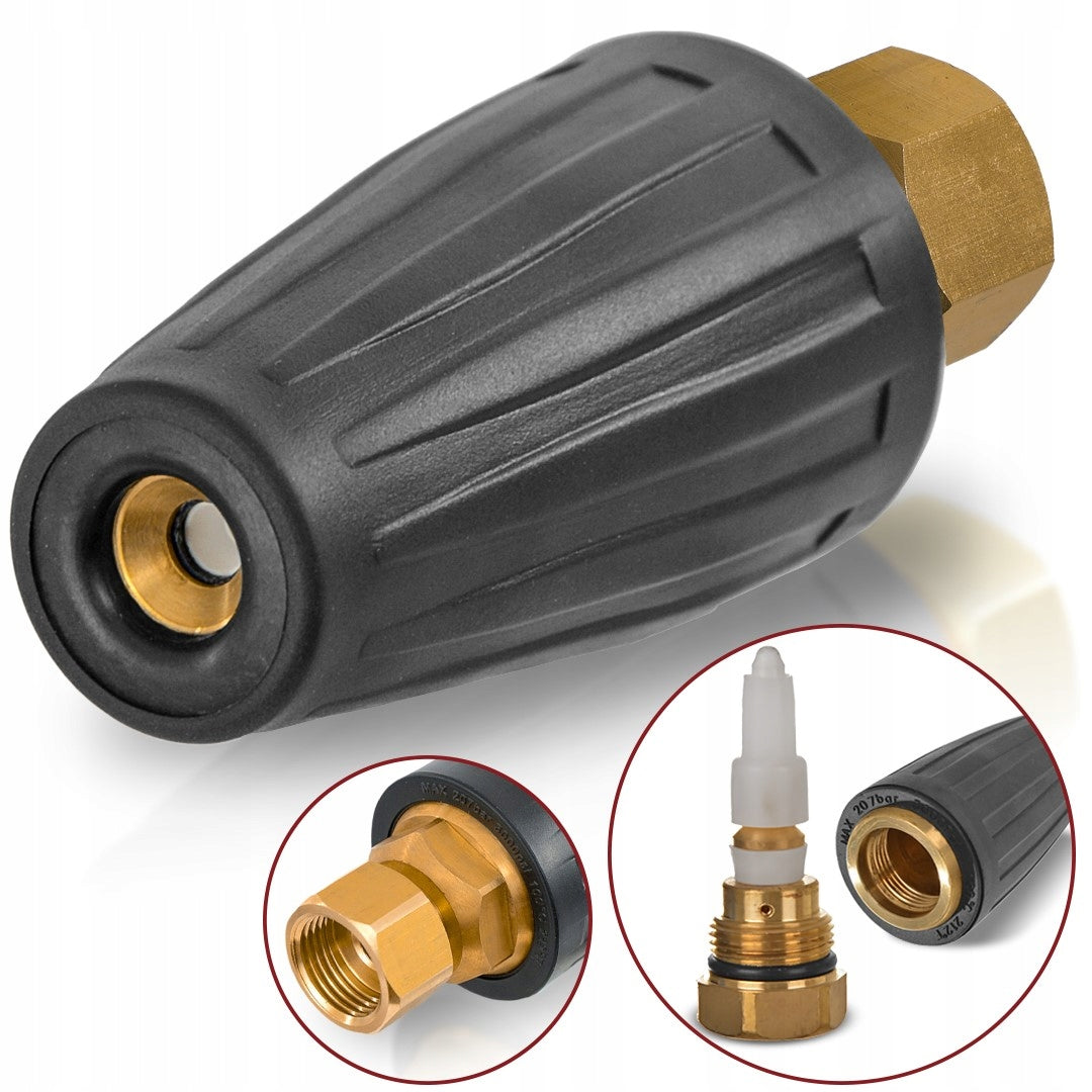 Turbo nozzle for washer KARCHER HD HDS rotary nozzle SPINNING TURBO thread M18