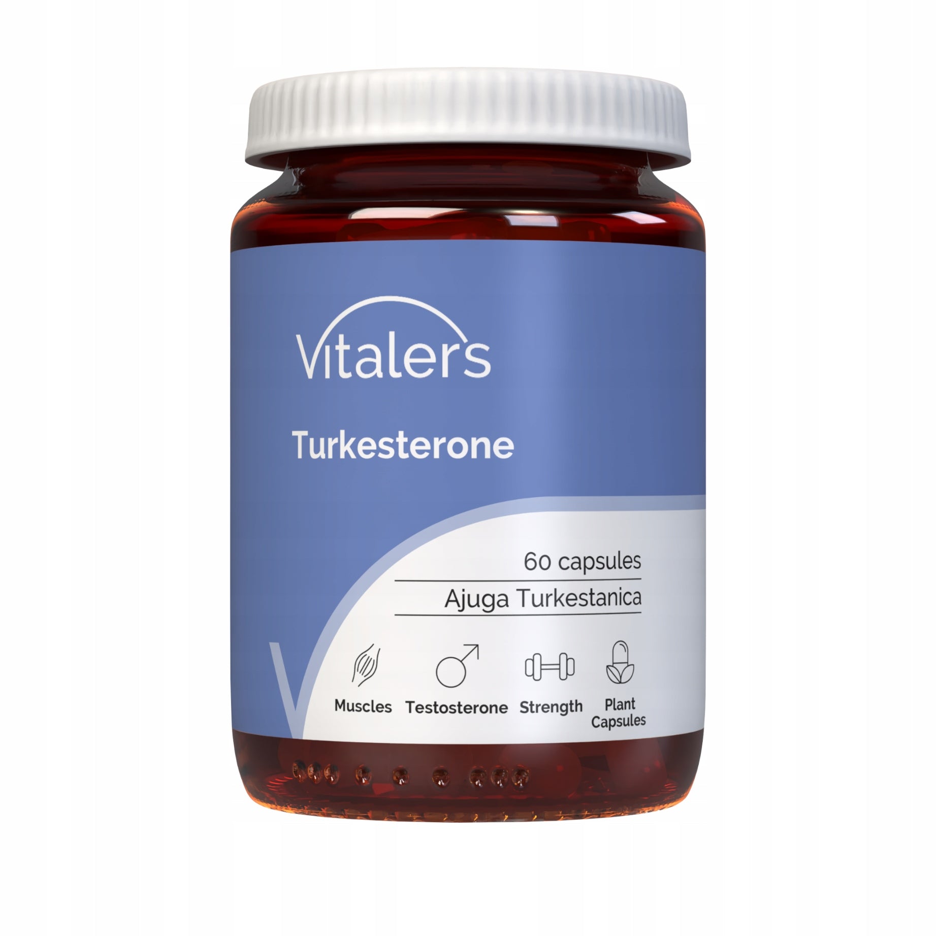 Turkesterone Ajuga 500 mg Extract 10% Weight Sculpture Libido Adpatogen 60 kaps Expiration date at least 1 year from the date of purchase