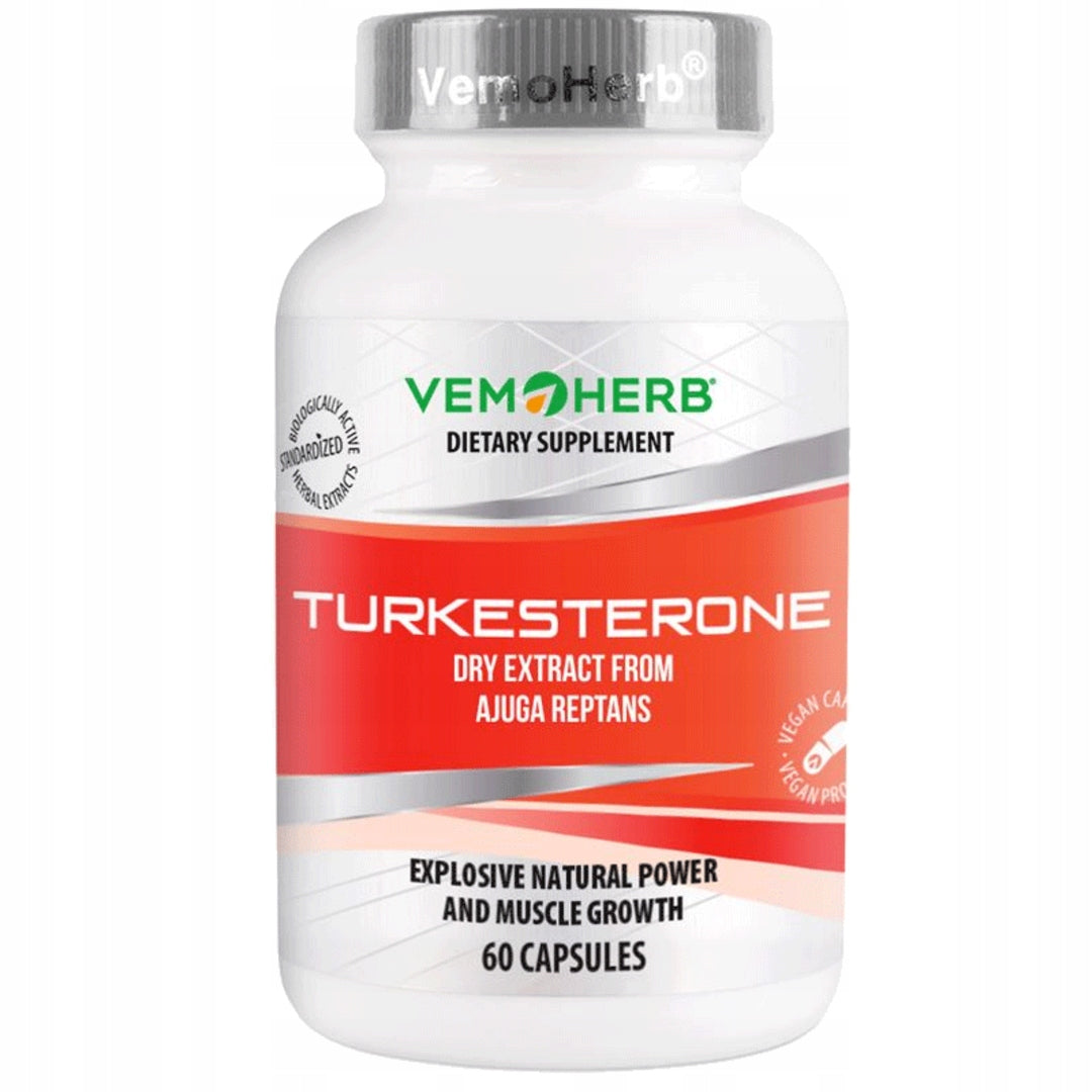 Turkesterone - Originální VemoHerb, Velikost balení: 60 Kapslí