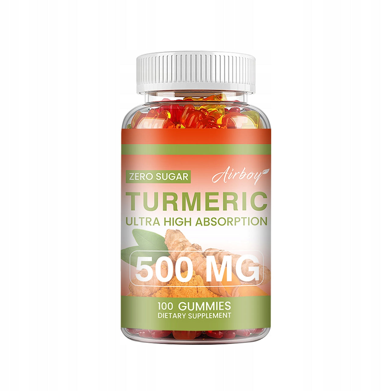 Turmeric Curcumin Gummies - Supports joint health, Pain relief, Ant...