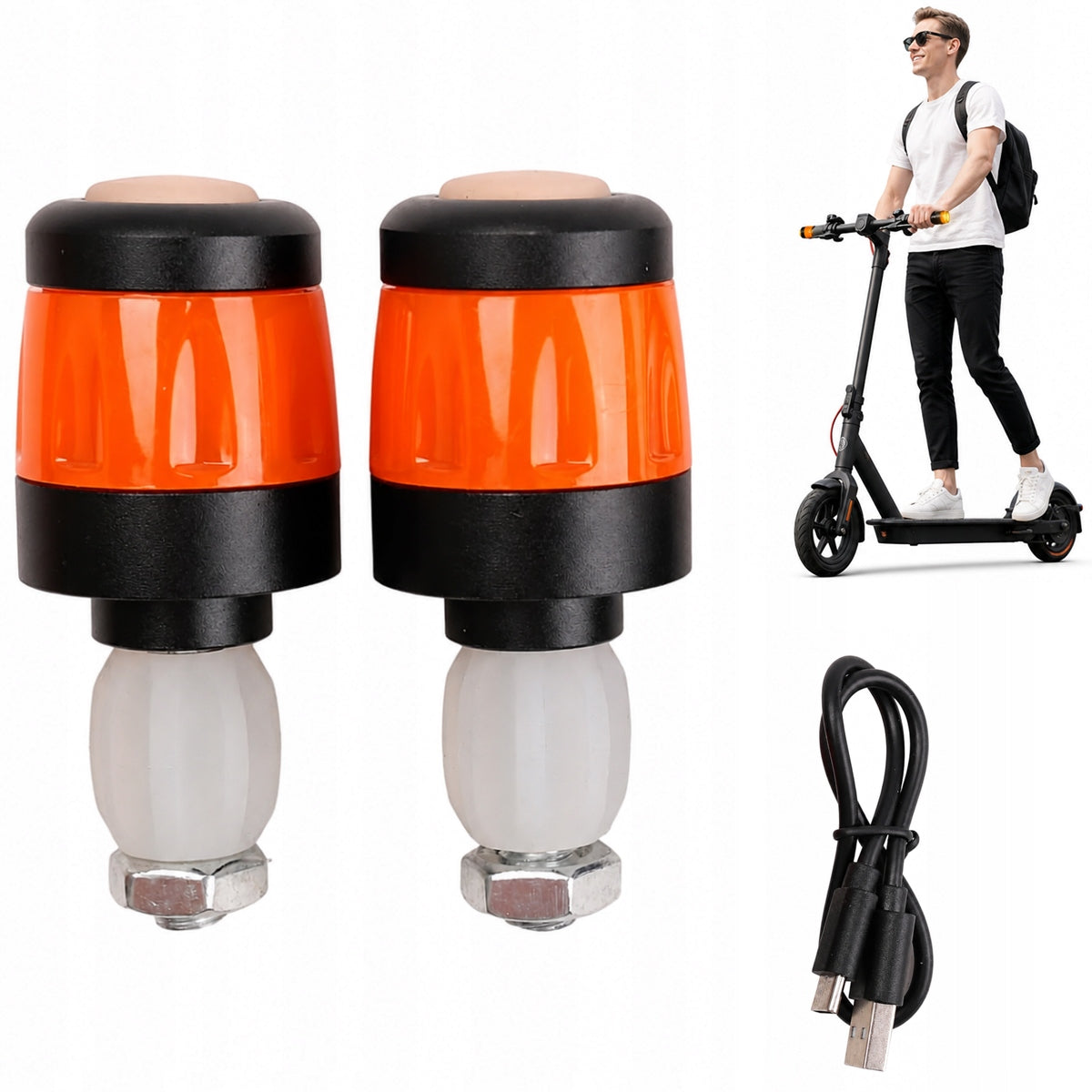Turn signals for electric scooter / bicycle