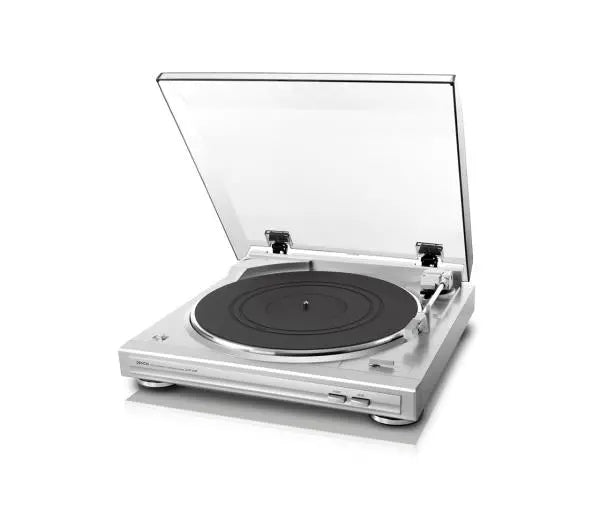 Turntable Denon DP-29F 33 1/3RPM 45RPM Belt Drive Preamp Silver