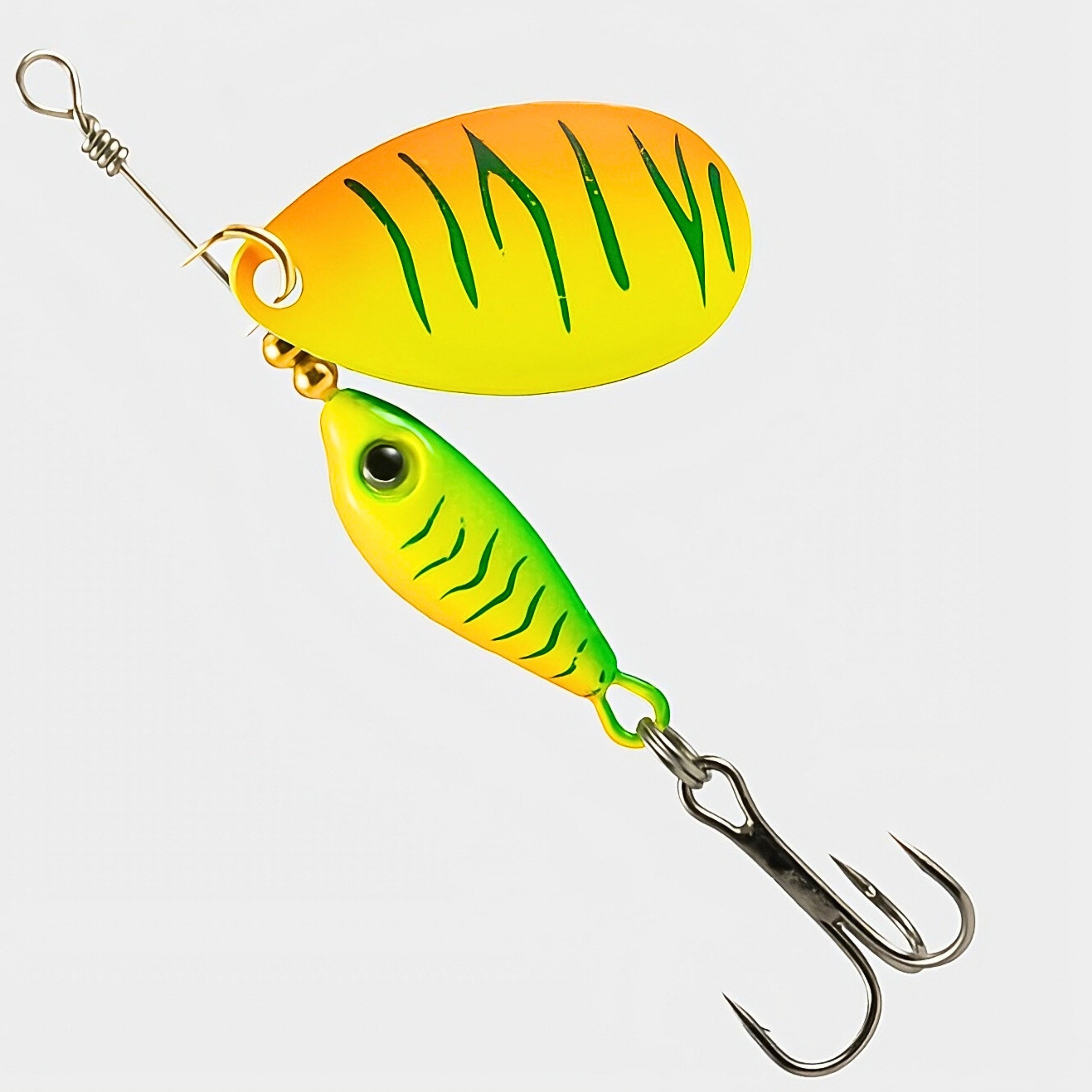 Turntable Spinners for Perch Trout 9g Set of 5pcs UV Spinning Lures Number of pieces 5 pcs