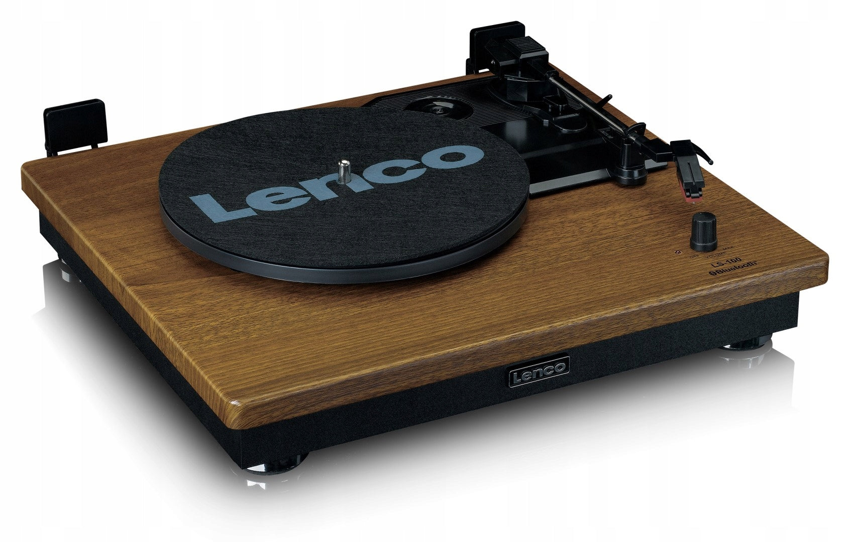 Turntable with speakers LENCO LS-100WD brown Manufacturer code LS100WD