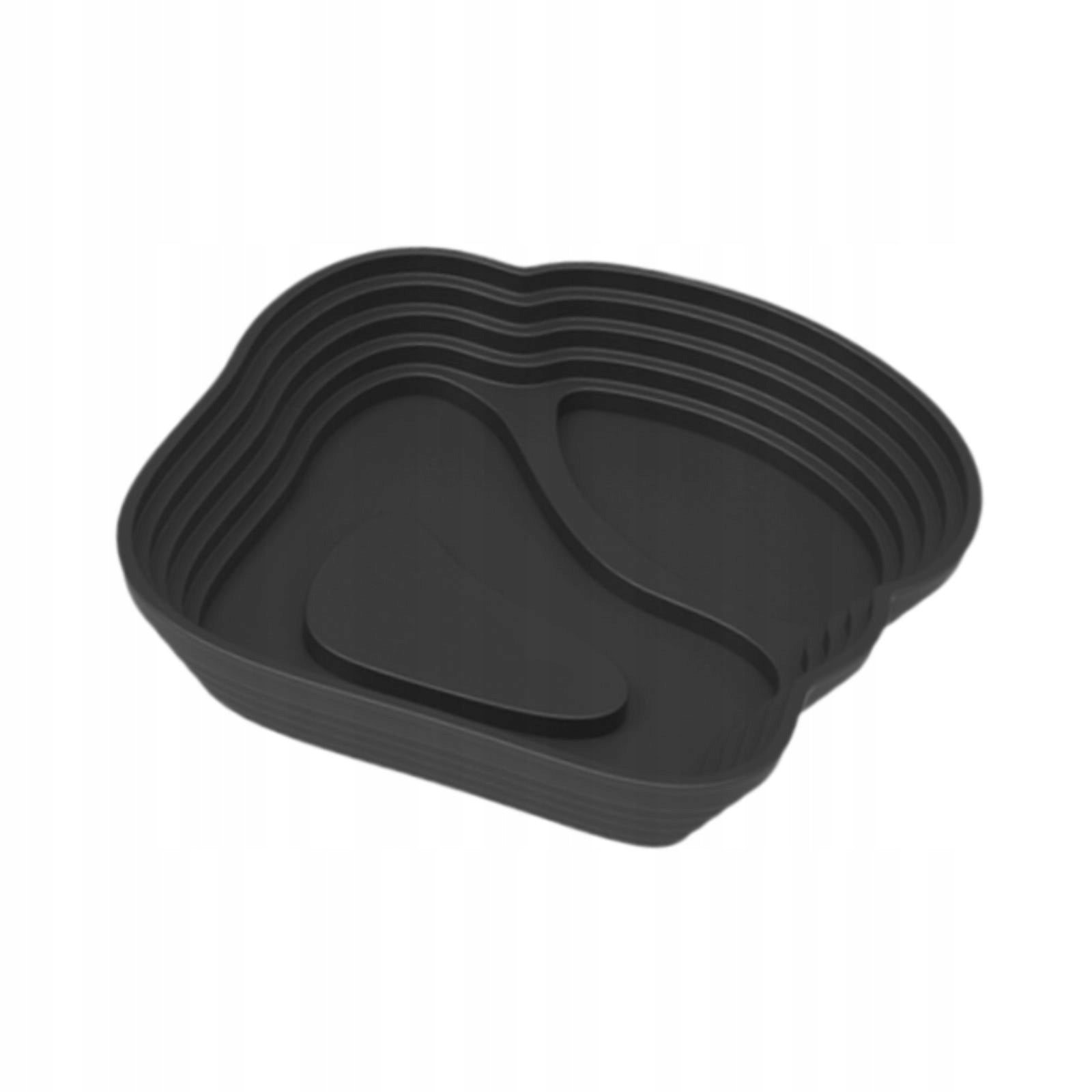Turtle Water Bowl Reptile Bathing Pool Reptile Feeding Water Black Small Brand no brand