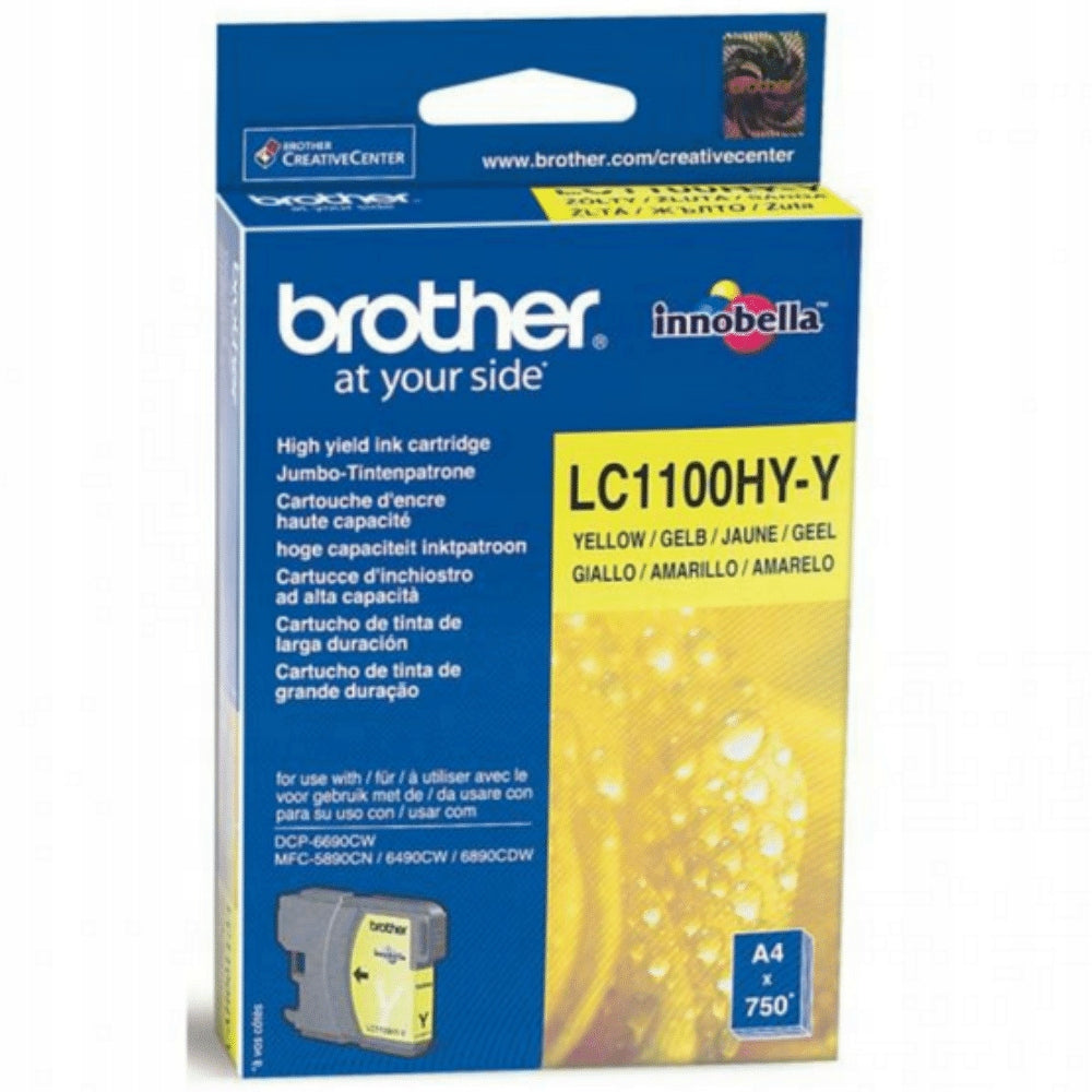 Tusz Brother DCP 185c, DCP 383c, DCP 385c, DCP Manufacturer code LC1100HYY