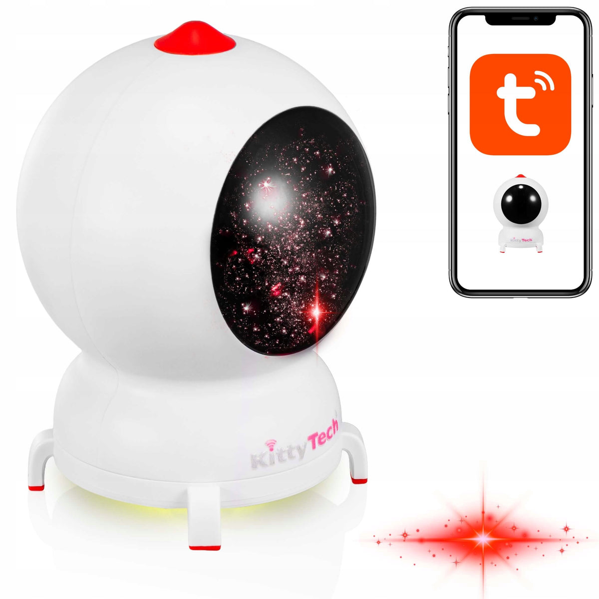 Tuya Bluetooth Smart Automatic Cat Laser Toy KittyTech