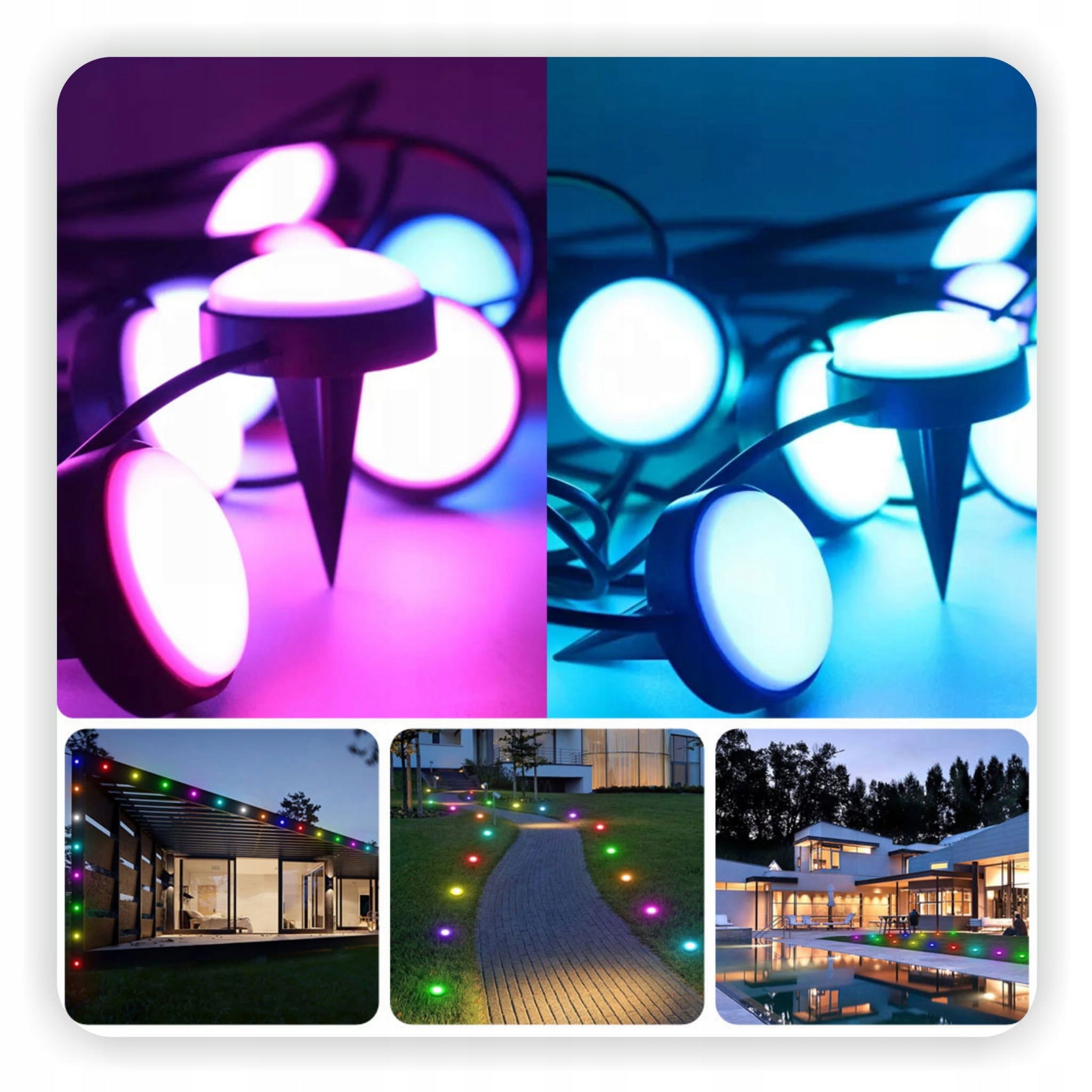 Tuya RGBIC 15m Wifi Garden Lights Driven into the Ground EAN (GTIN) 5905359883845
