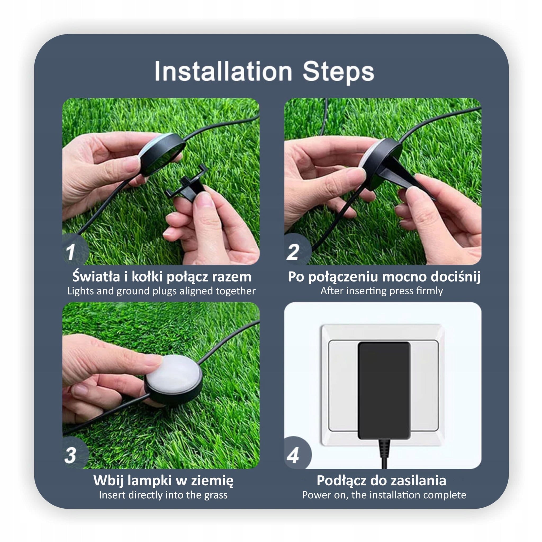 Tuya RGBIC 15m Wifi Garden Lights Driven into the Ground Manufacturer code AUT000384