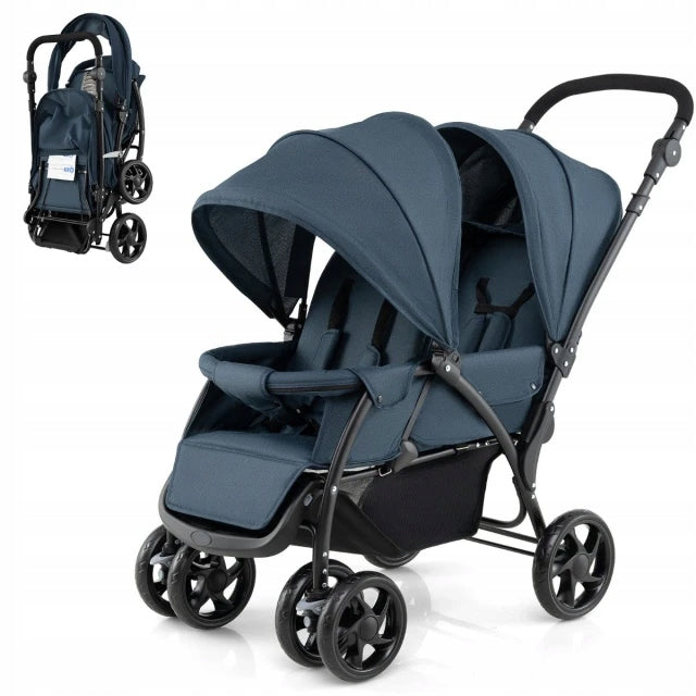 Twin Stroller Double Costway – Lightweight 14 kg, Folding