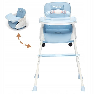 Twinky 2-in-1 Feeding and Walker Chair Set, Blue Manufacturer code 8719327495148