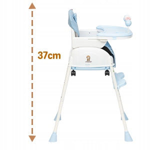 Twinky 2-in-1 Feeding and Walker Chair Set, Blue Packaging status original
