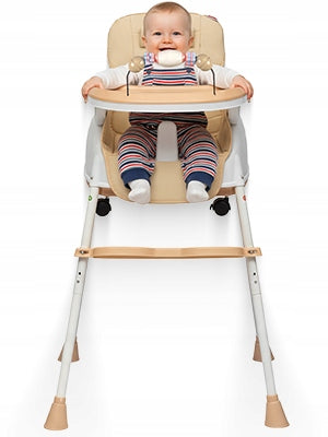 Twinky 2-in-1 Feeding and Walker Chair Set, Brown Packaging status original