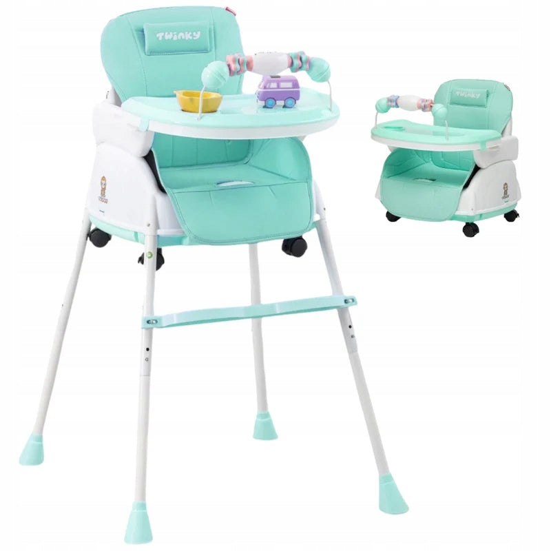 Twinky 2-in-1 Highchair and Walker Set, Green