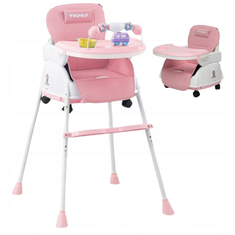 Twinky 2-in-1 Highchair and Walker Set, Pink