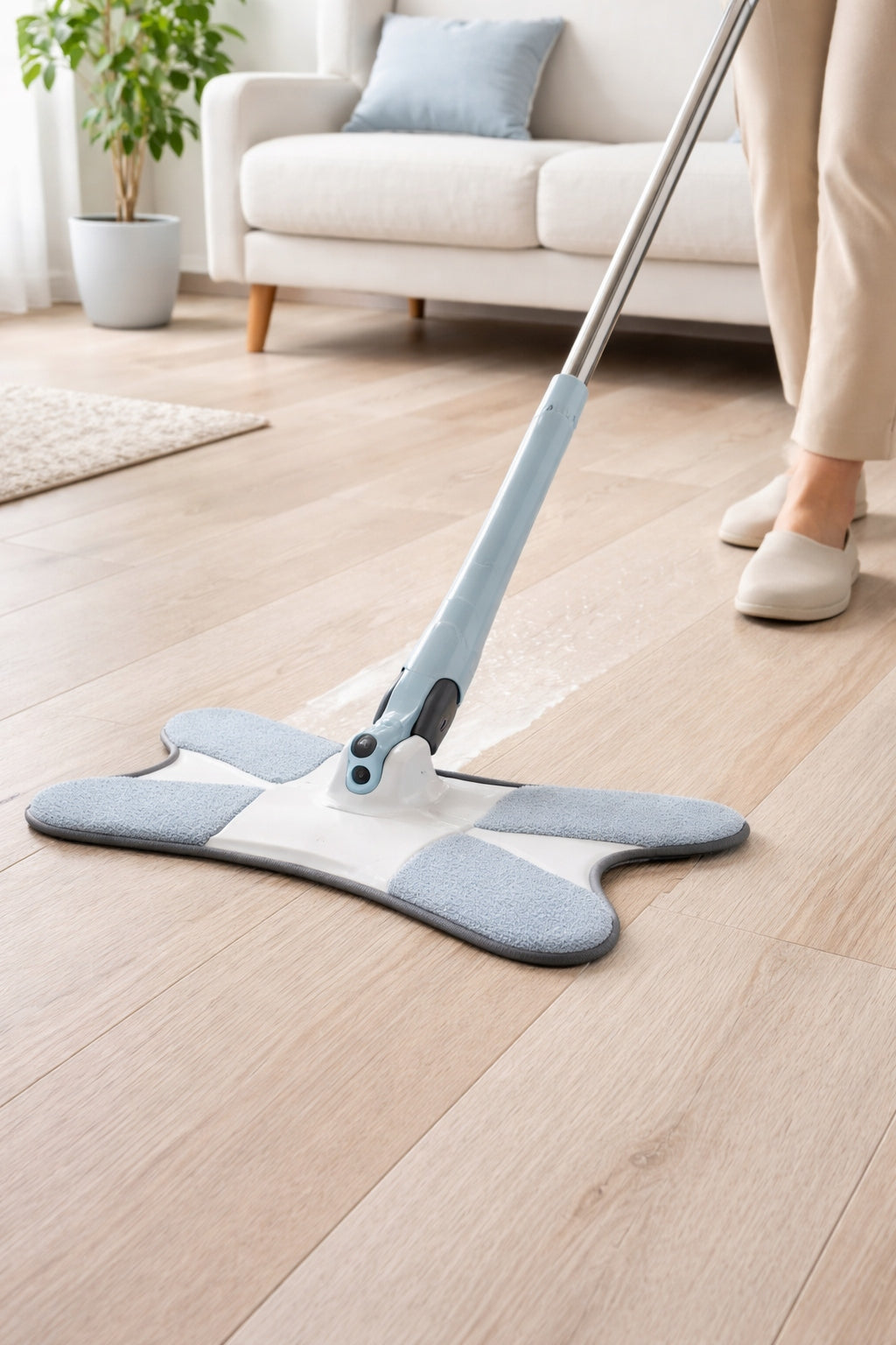 Twist Flat Mop with Rotary Floor Cleaner Stick 145 cm Manufacturer code Mop płaski Twist 145cm