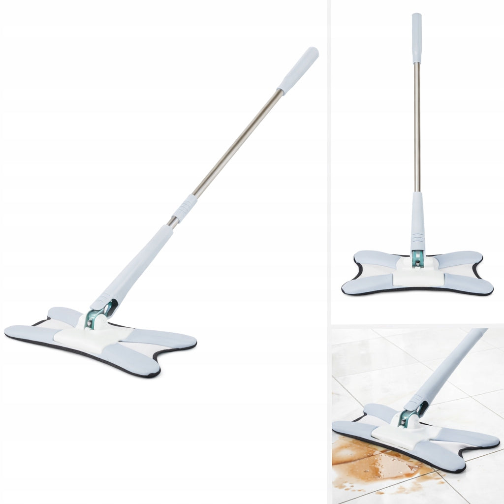 Twist Flat Mop with Rotary Floor Cleaner Stick 145 cm