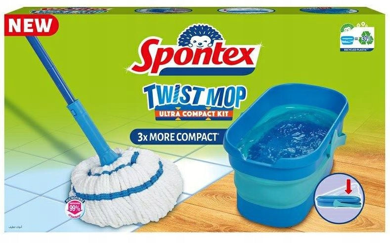Twist Ultra Compact Spontex Rotary Mop with Bucket