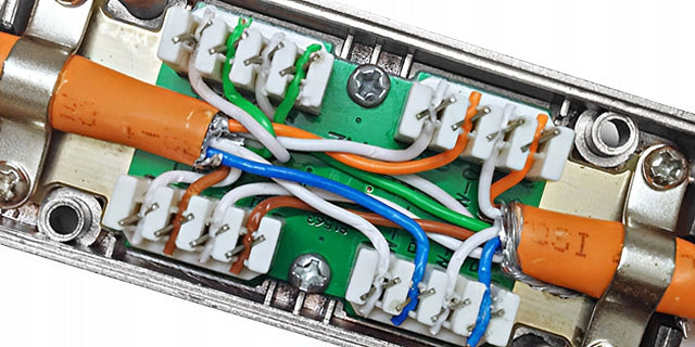 Twisted pair connector cat.6 FTP shielded Connection Box LSA Manufacturer Stratos