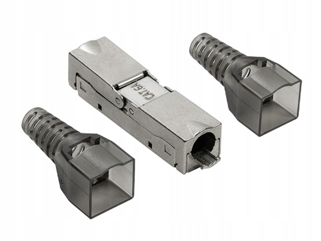 Twisted pair connector cat.6A STP shielded toolless LogiLink