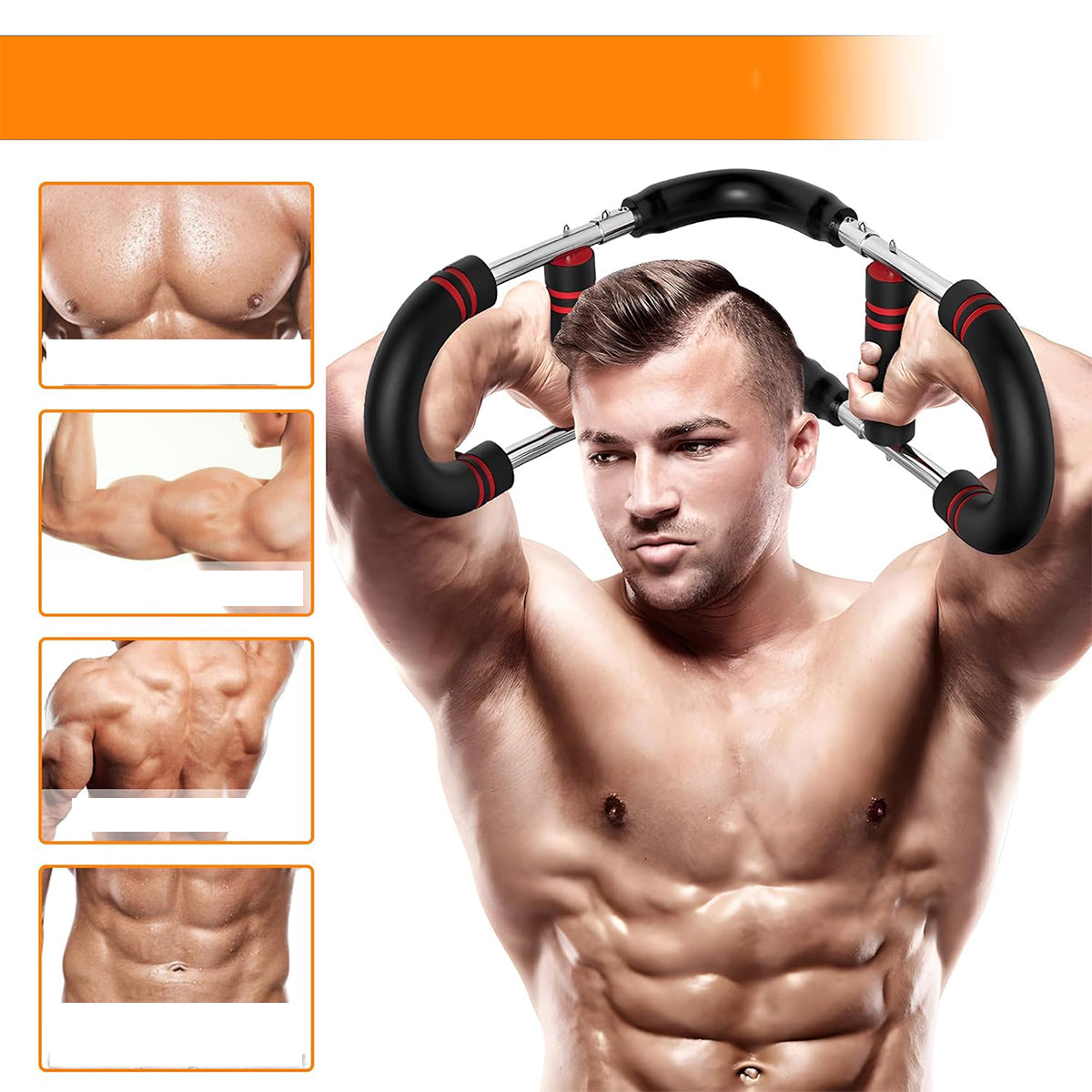 Twister Arm Trainer, Adjustable Exercise Bar with Power Spring 45kg Packaging status original