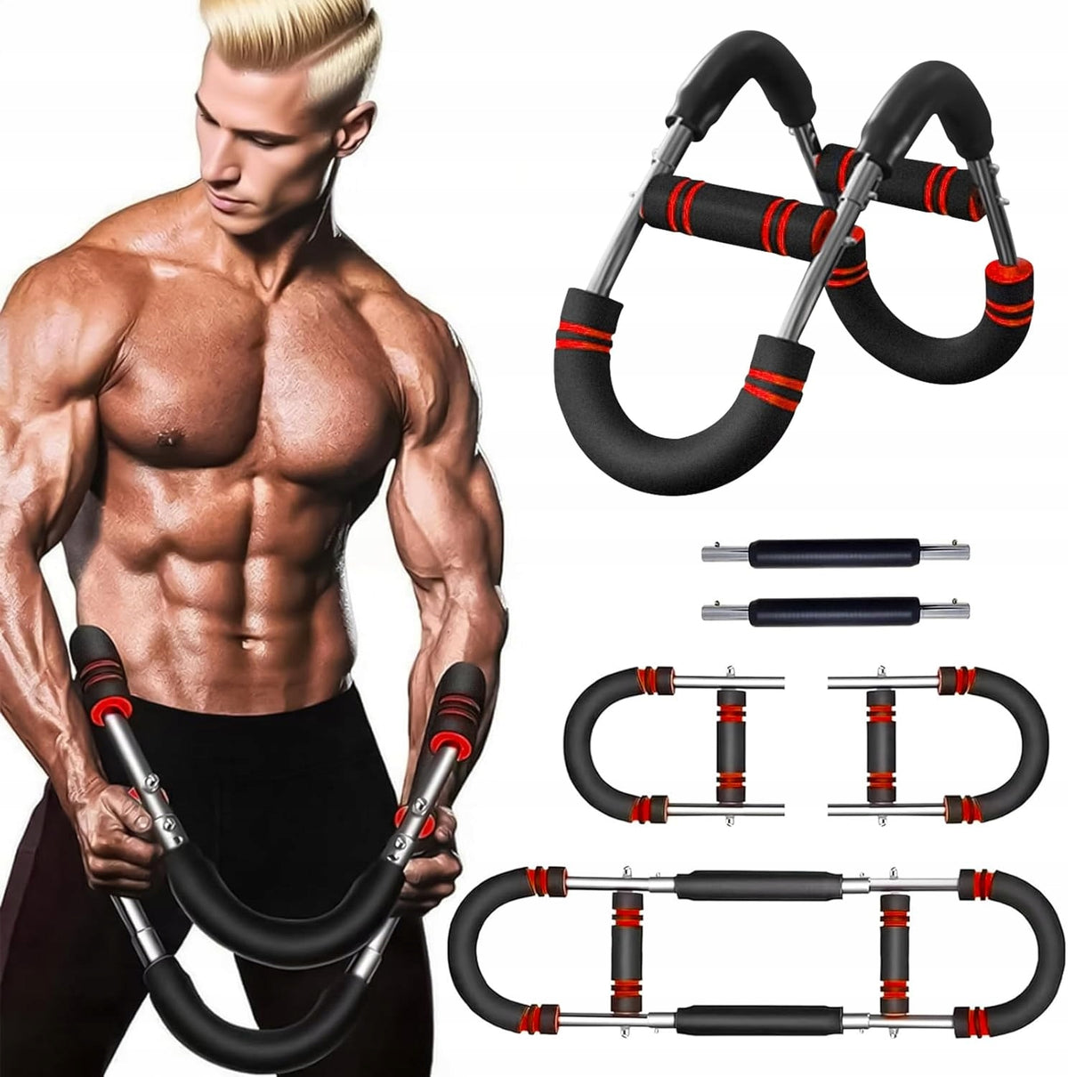 Twister Arm Trainer Exercise Equipment with Spring Resistance for Home 45kg