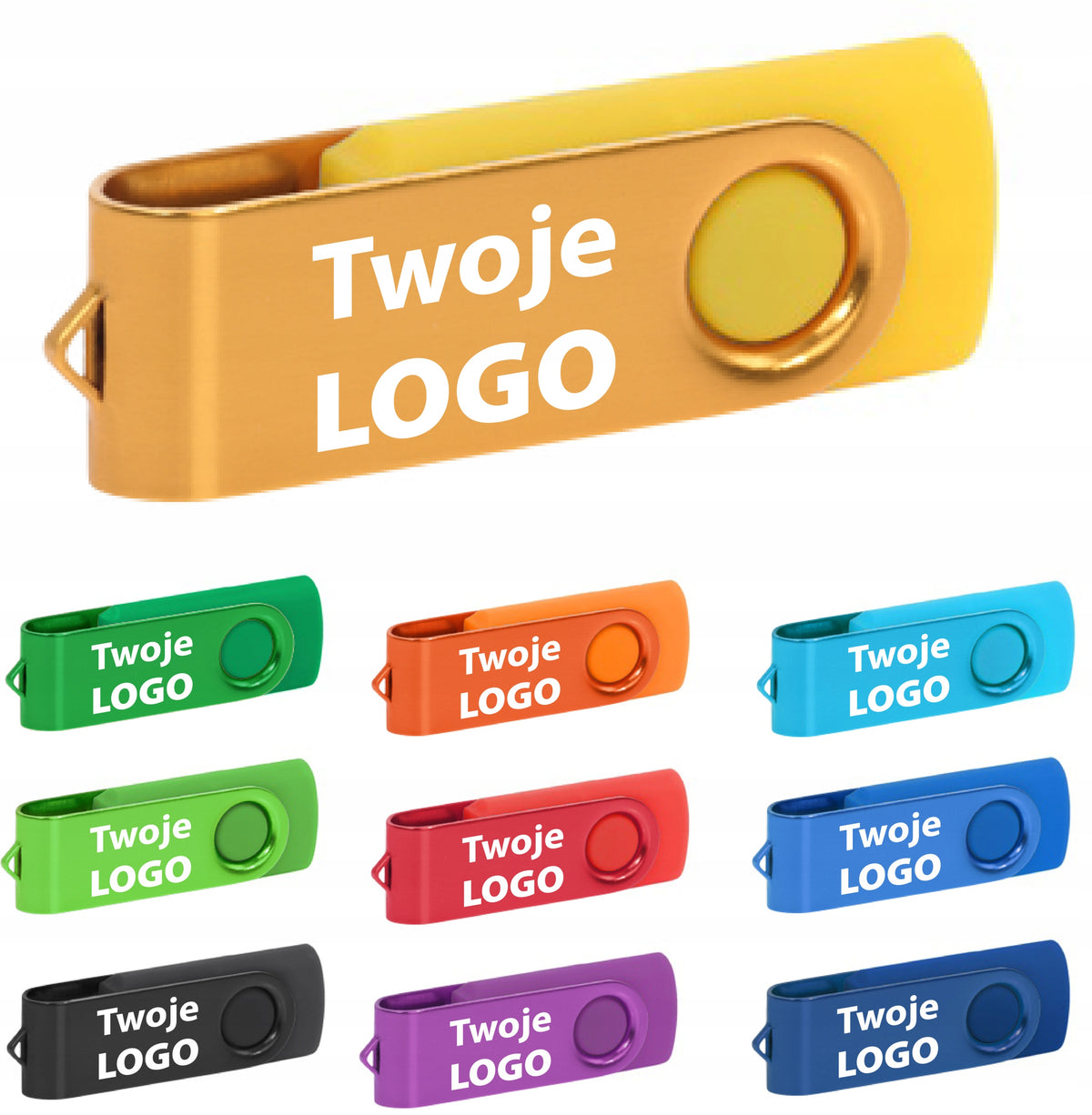 Twister flash drive, usb flash drive 64GB usb2.0 10 pcs with your LOGO