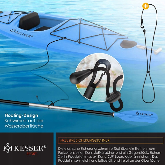 Two Feather Swivel Kayak Paddle Double Blue Kesser EAN (GTIN) 4260692713138