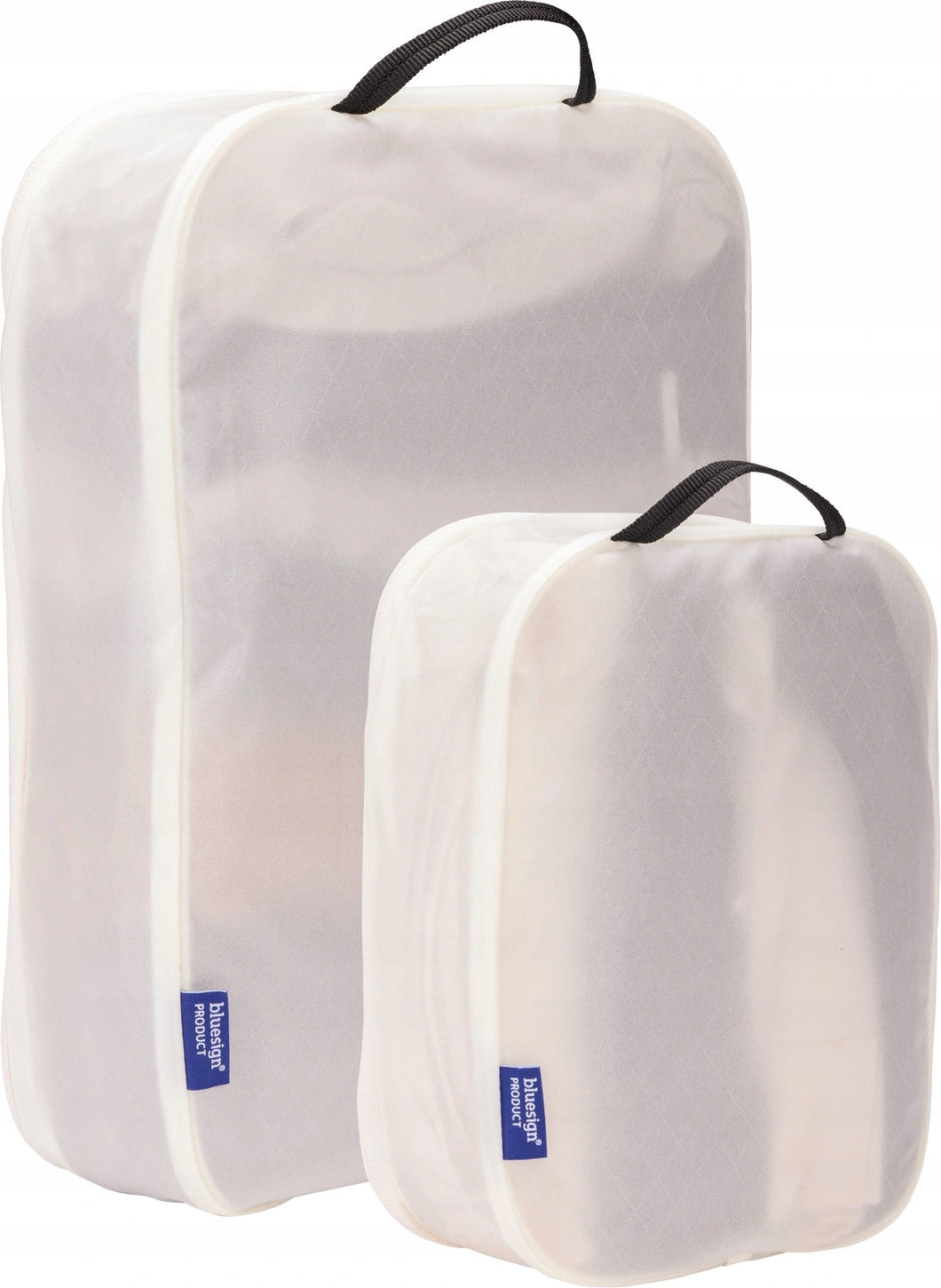 Two Thule Packing Cube Set Travel Organizers - White Color white