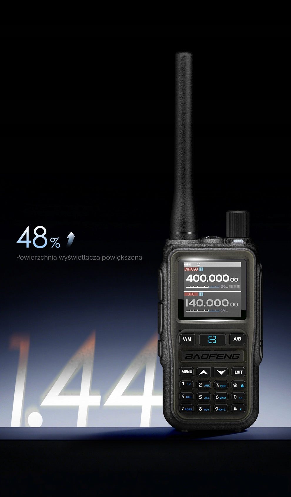 Two-Way Radio Baofeng UV-5R EU MINI VHF UHF AIR BAND Manufacturer code Baofeng UV-5R EU Mini GREY