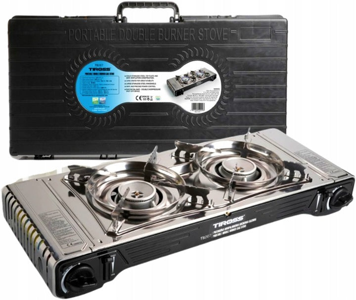 Two-burner gas cooker Tiross TS-267