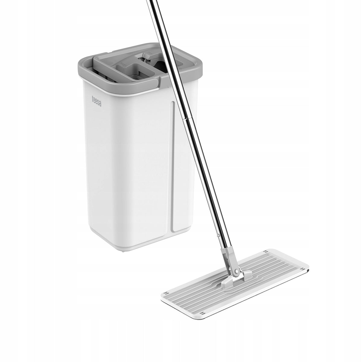 Two-chamber mop Teesa New Clean R13 flat 2x microfiber 5,7L Color gray