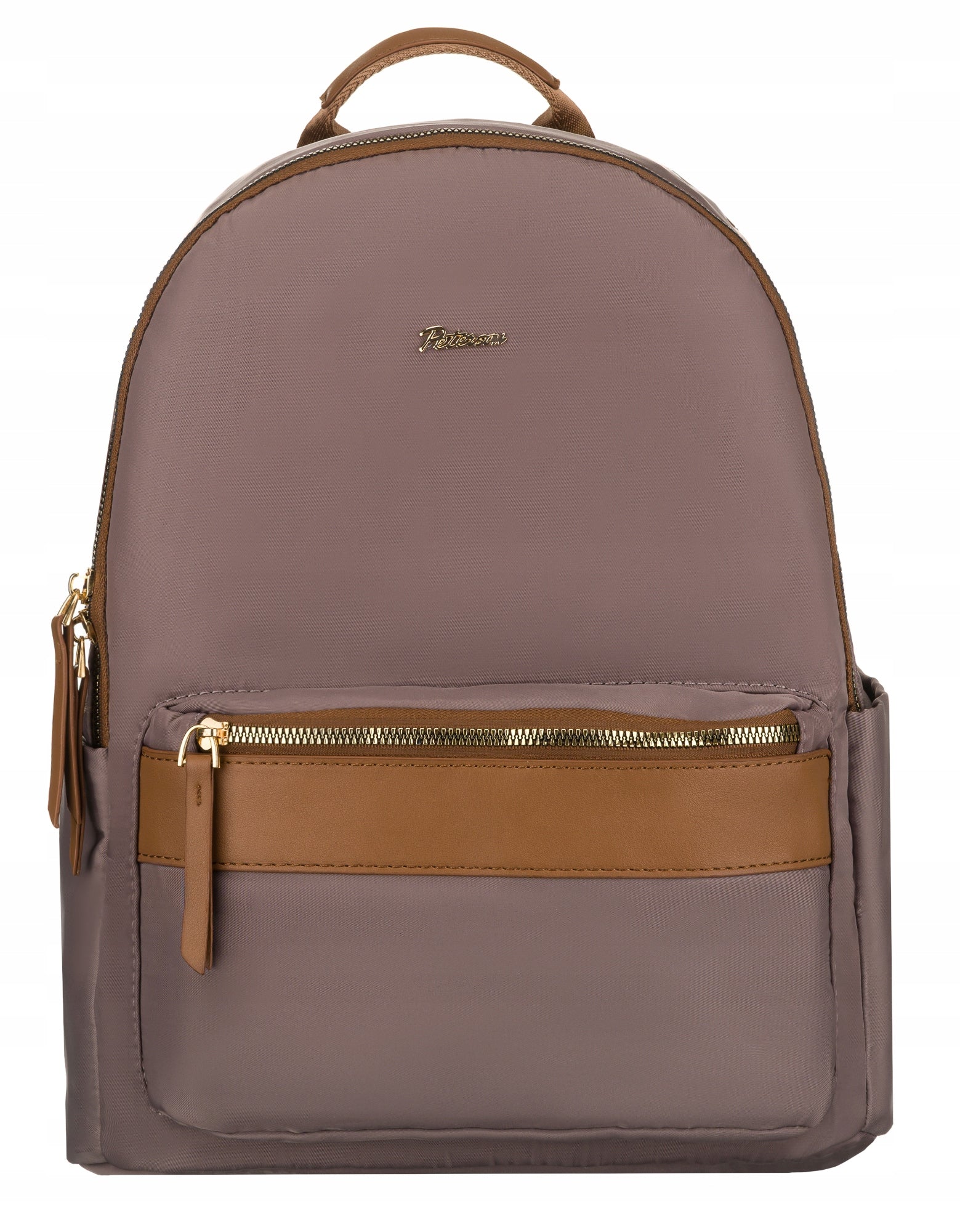 Two-chamber urban backpack for women capacious to work at university Peterson Brand Peterson