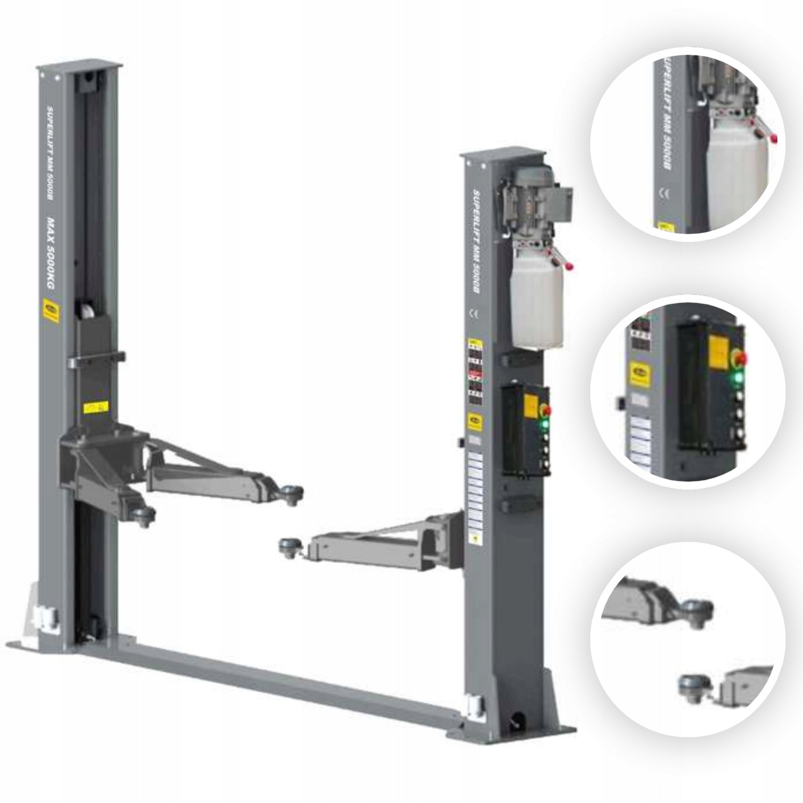 Two-column automatic lift 5T 400V 3kW MM Superlift 5000B
