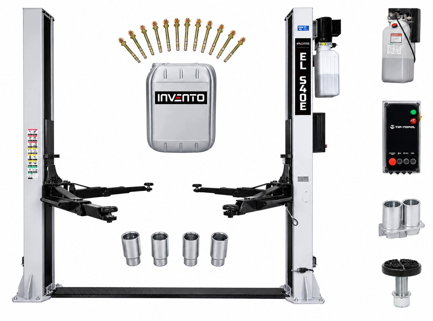 Two-column car lift automatic INVENTO EL S 40E 230V 4T + oil