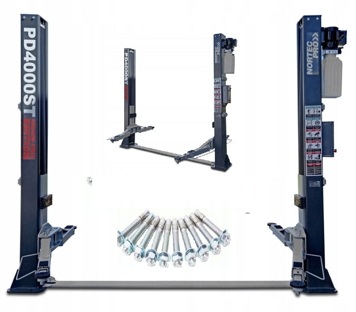 Two-column lift 4T PD4000ST GP 230V NORTEC Electrohydraulic Manufacturer code PD4000ST GP
