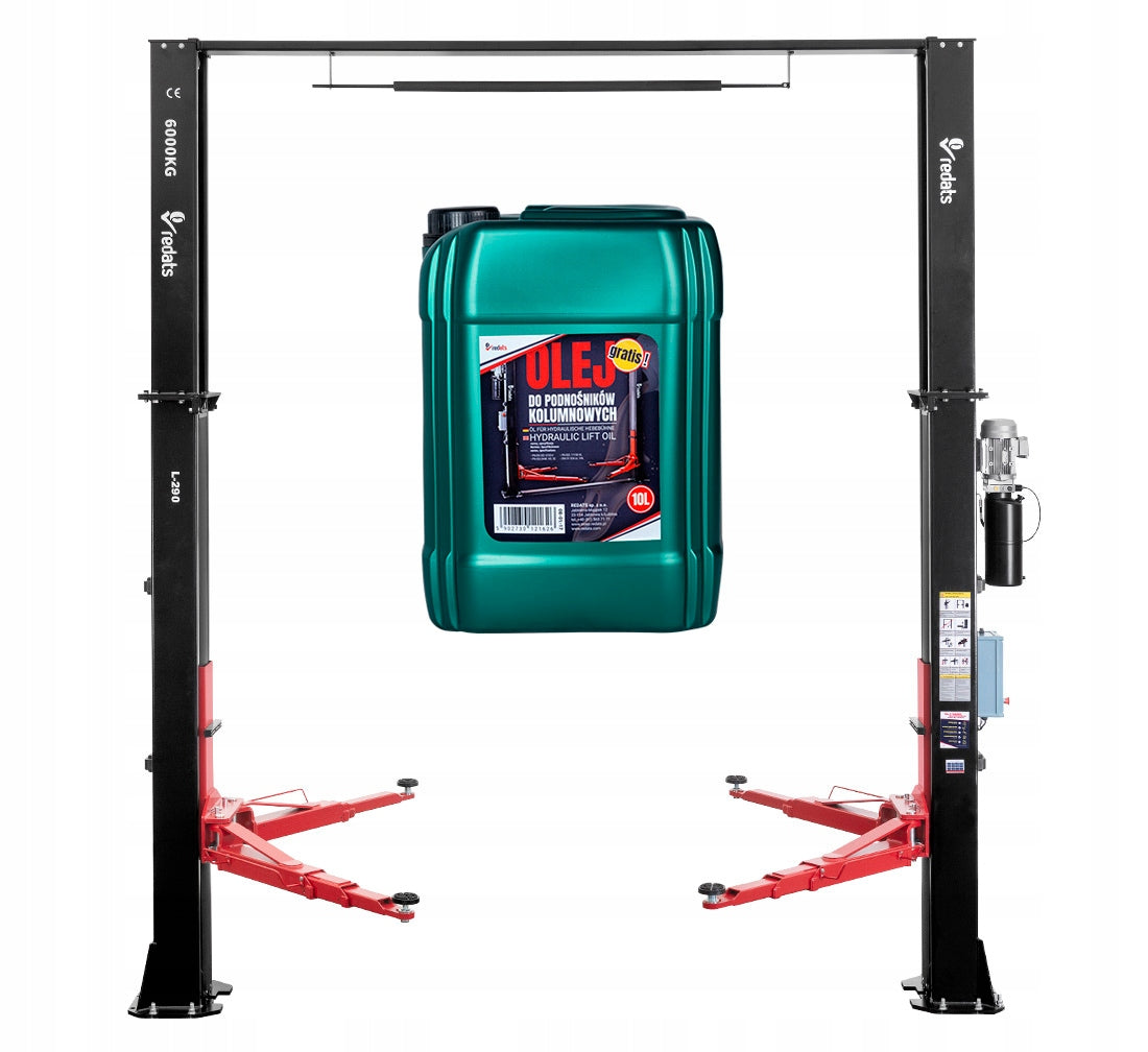 Two-column lift REDATS L-290 6t Vending Machine Top Beam High for Buses