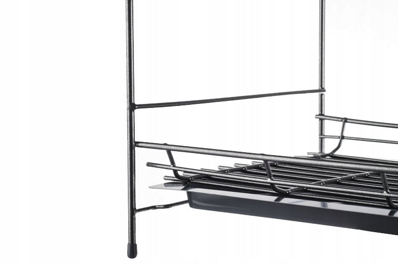 Two-level dish dryer 40' grey Metpol Brand Metpol